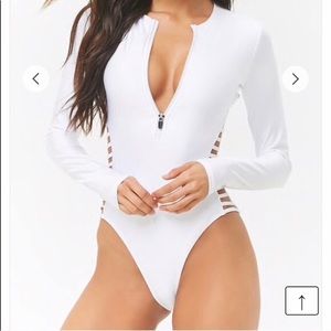 Forever 21 Ladder Cutout One-piece Swimsuit